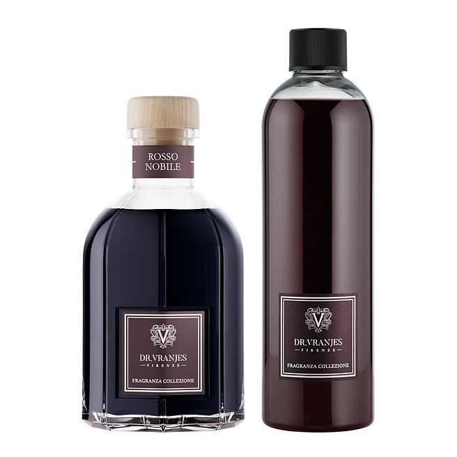 【新品】DR.VRANJES 500ml ROSSO NOBILE Купить подарочный набор rosso nobile диффузор 500 мл + рефил 500